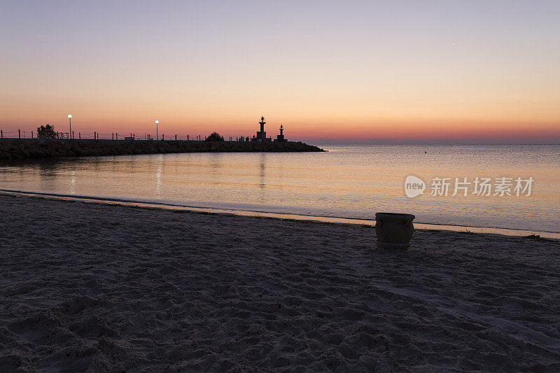 海滩在非洲