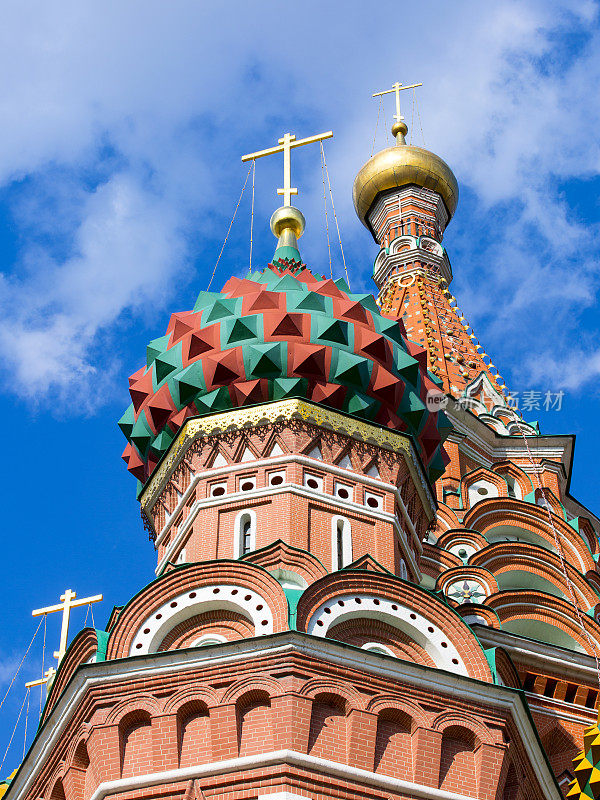 莫斯科红场，圣巴西尔大教堂