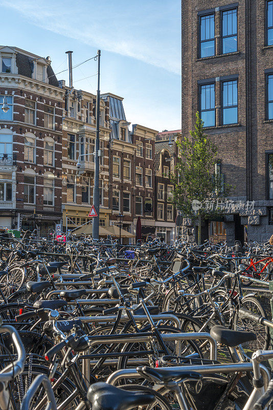 阿姆斯特丹的自行车停车位