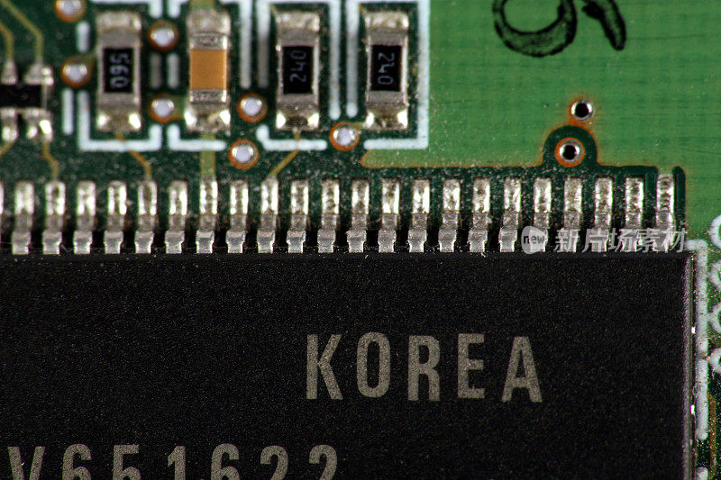 芯片来自韩国