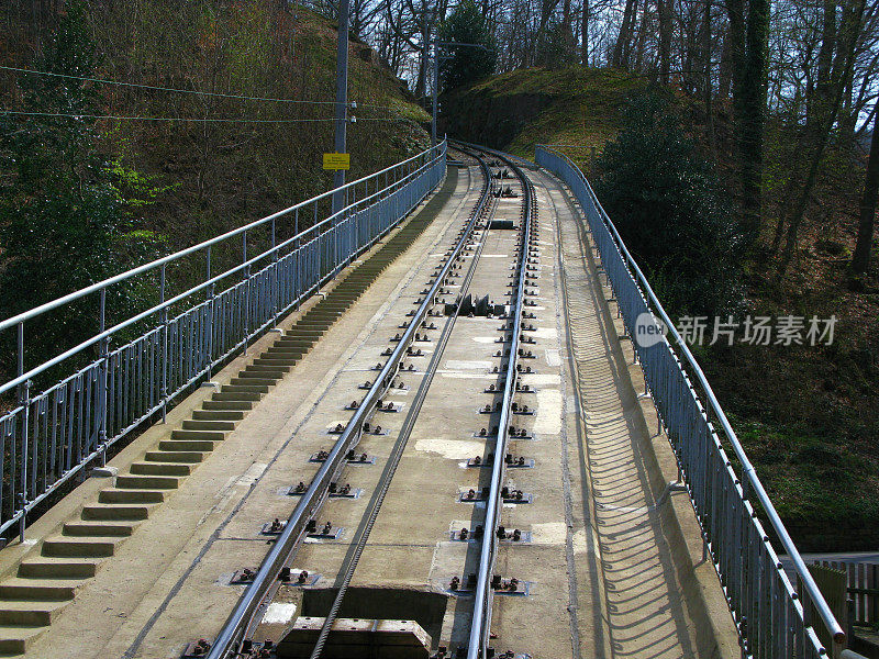 海德堡登山电车轨道