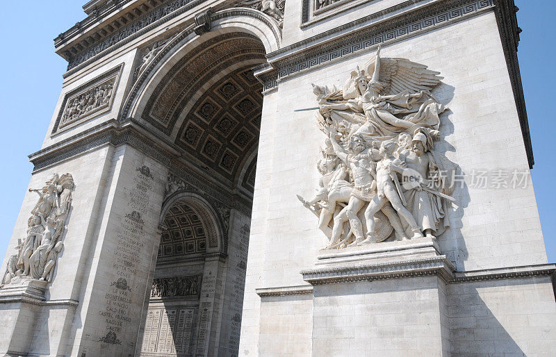 胜利拱门，巴黎