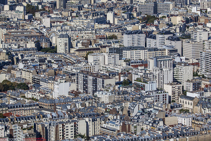 巴黎城市公寓屋顶，法国