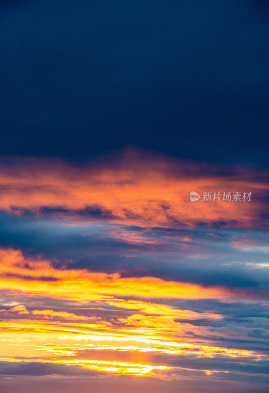 冰岛日落天空自然背景