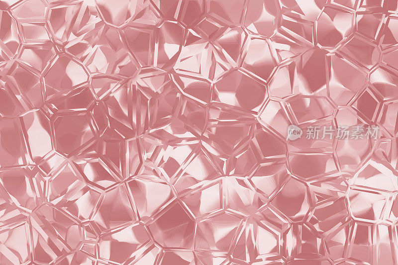 玫瑰金钻石水晶珍珠浅粉色纹理抽象米色矿物宝石背景