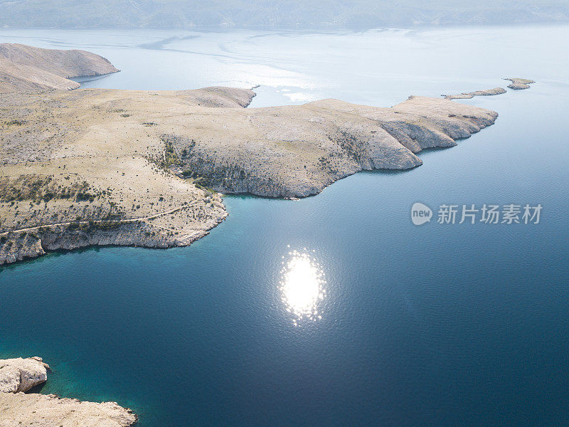 亚得里亚海中的干岛半岛