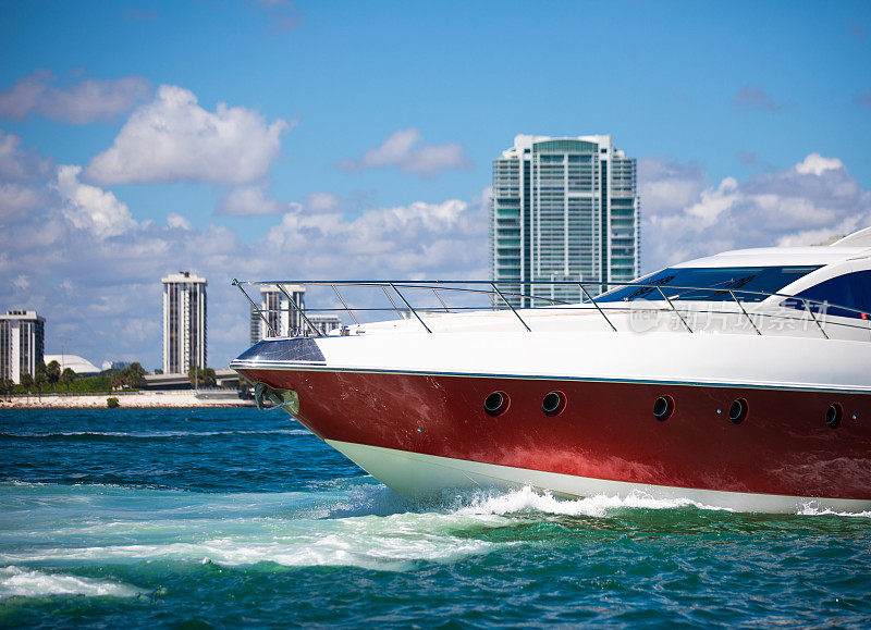 豪华游艇比斯坎湾佛罗里达迈阿密