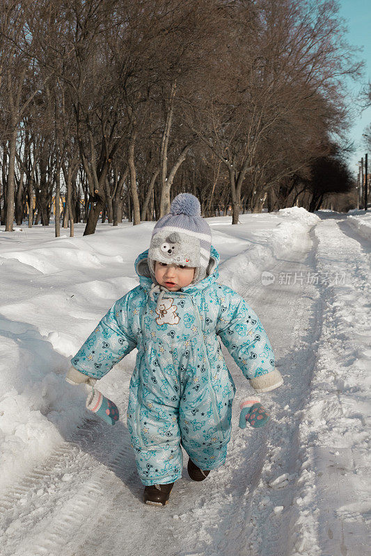 雪地里的第一步