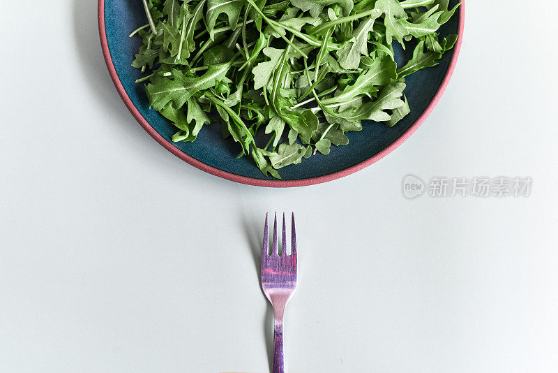 新鲜有机小芝麻菜沙拉-即食