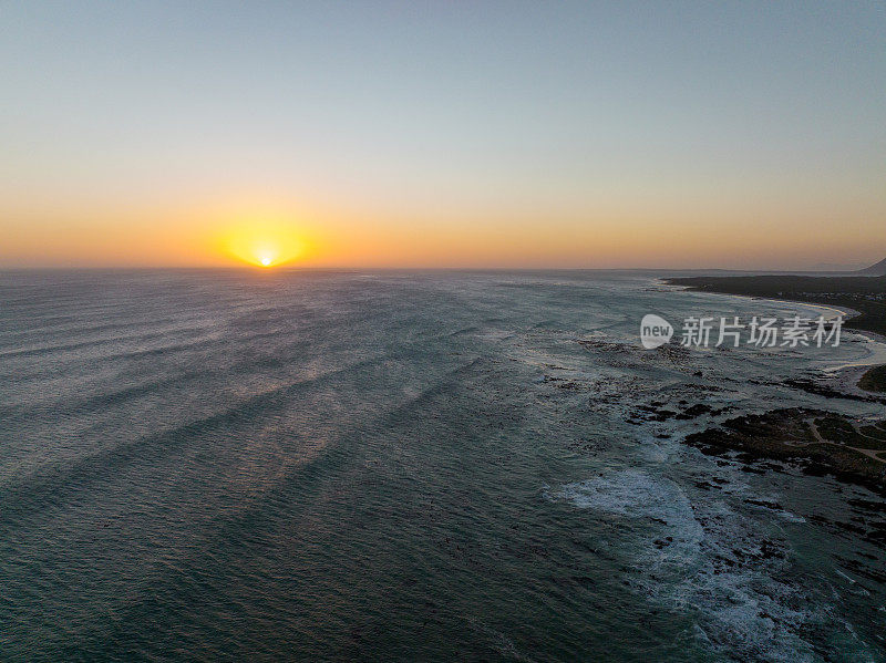 海洋上的日落