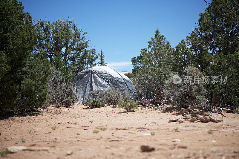 犹他州的帐篷露营