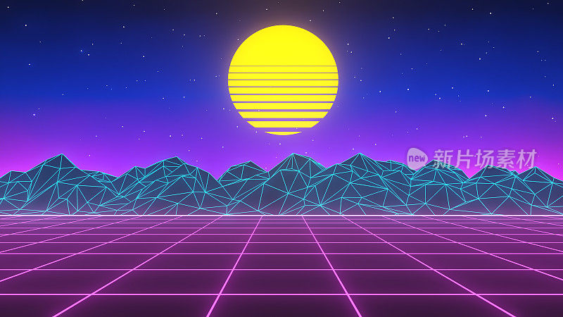 Synthwave背景