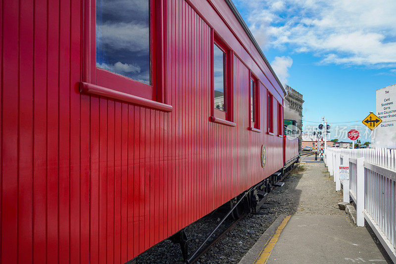 新西兰奥马鲁历史小镇的Harbourside车站