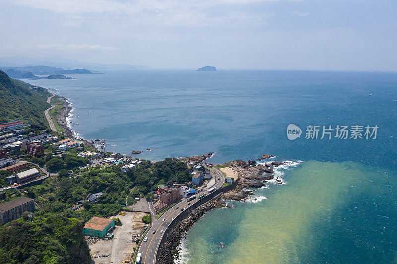 台湾北沿海路阴阳海