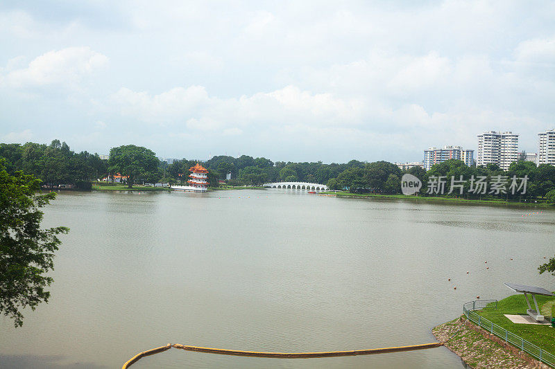 新加坡碧山公园的湖
