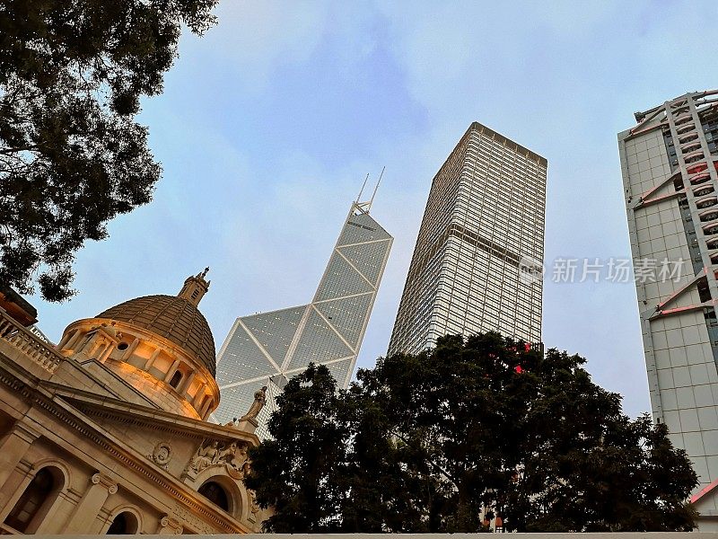 中银大厦及张香港中心终审法院