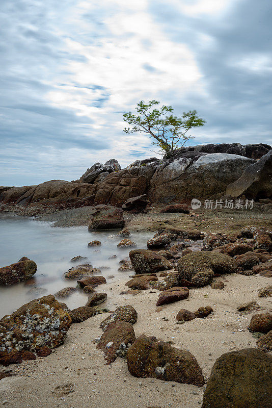 长时间曝光海景