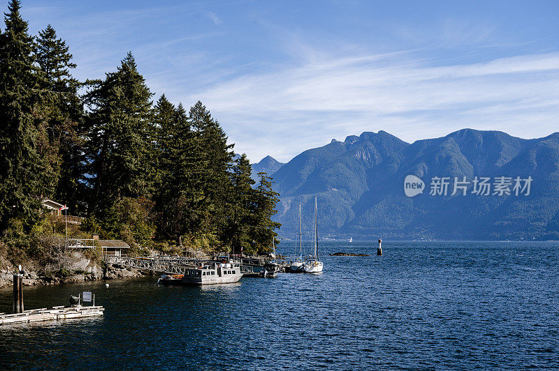 加拿大Bowen岛的景色