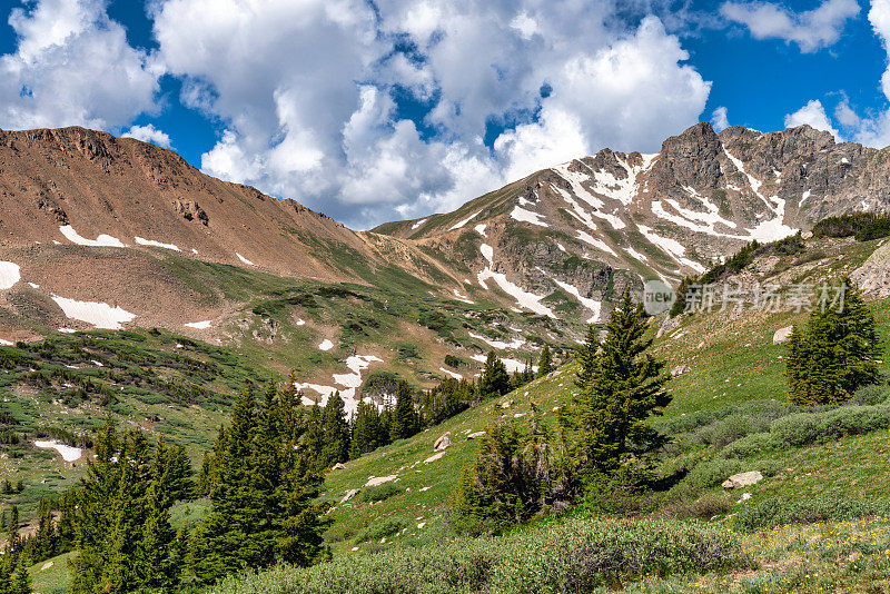 科罗拉多山地自然景观