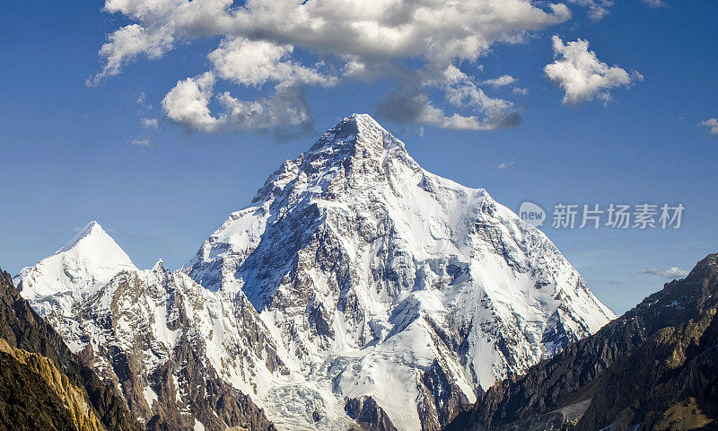 K2峰的壮丽景色