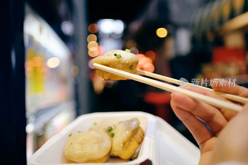 小笼包的特写