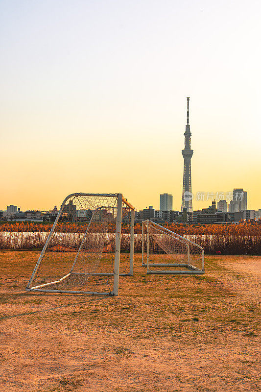 荒川河床，日本东京