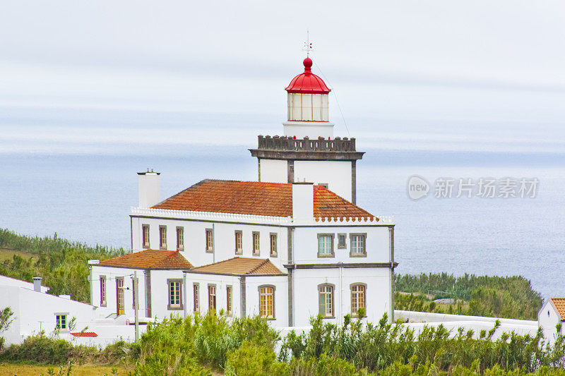 蓬塔达费拉里亚斯灯塔，圣米格尔岛，亚速尔群岛，葡萄牙