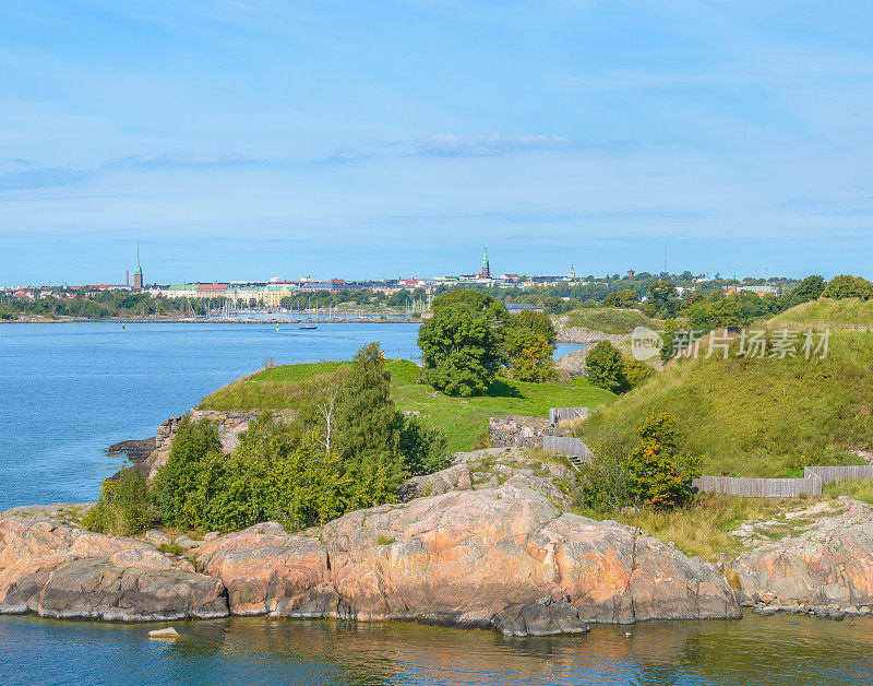 从索欧门里纳看赫尔辛基地平线
