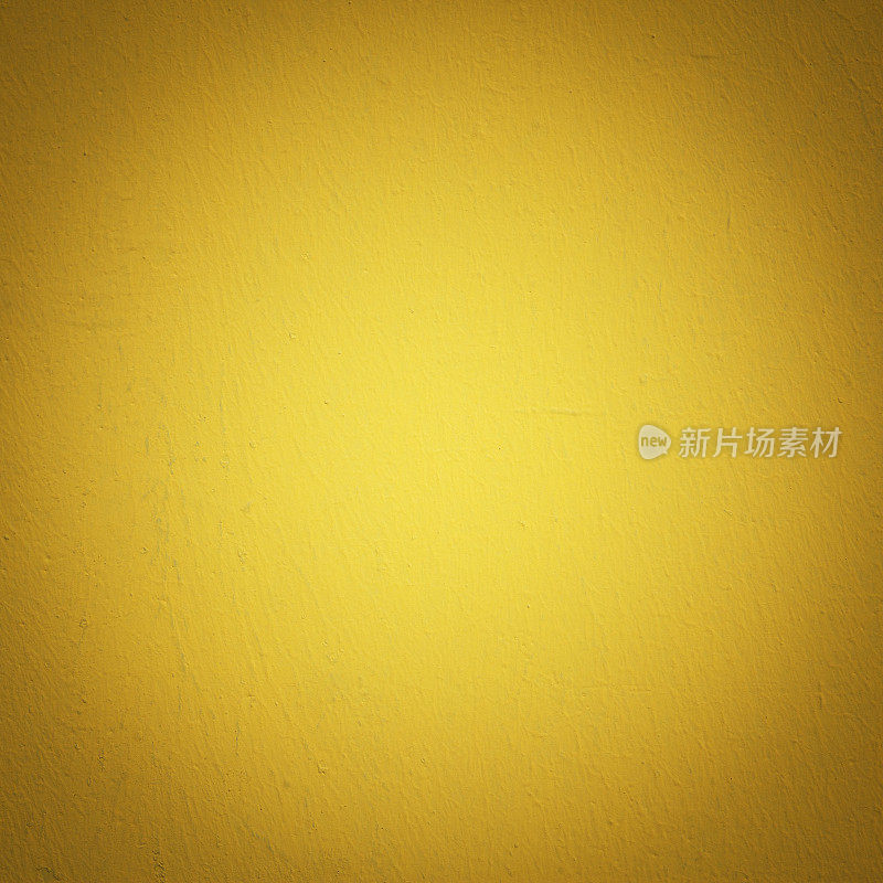 黄色墙壁纹理，Vignette
