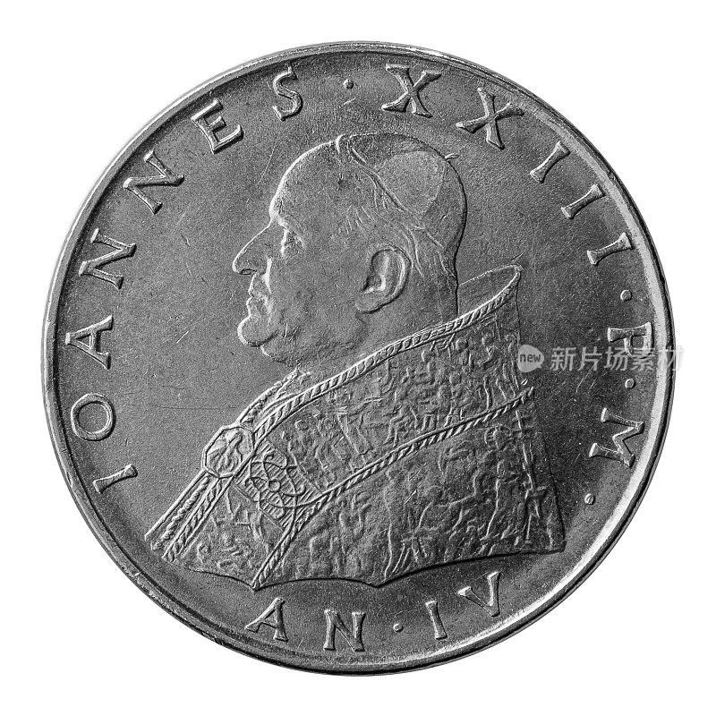 罗马教皇约翰二十三世的意大利100里拉硬币