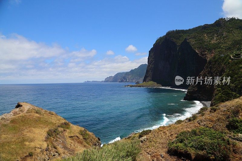 马德拉岛东北海岸，大西洋海岸