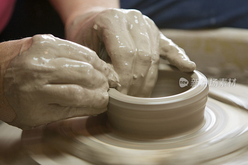 手工制作的陶器