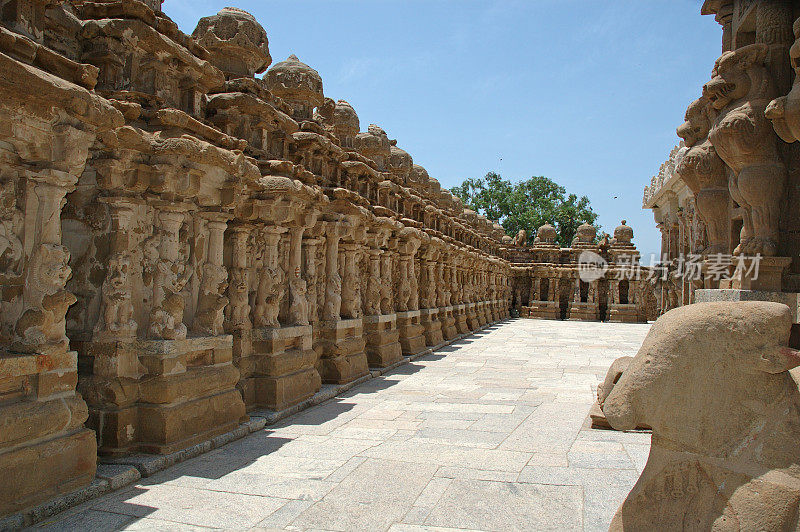 建筑:印度Kailasanatha寺庙