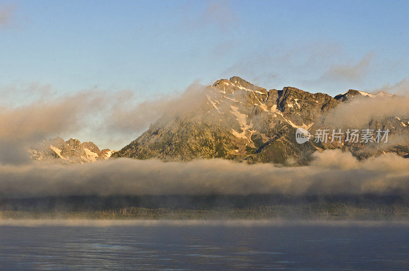 杰克逊湖的日出