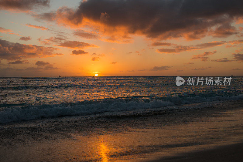 瓦胡岛日落