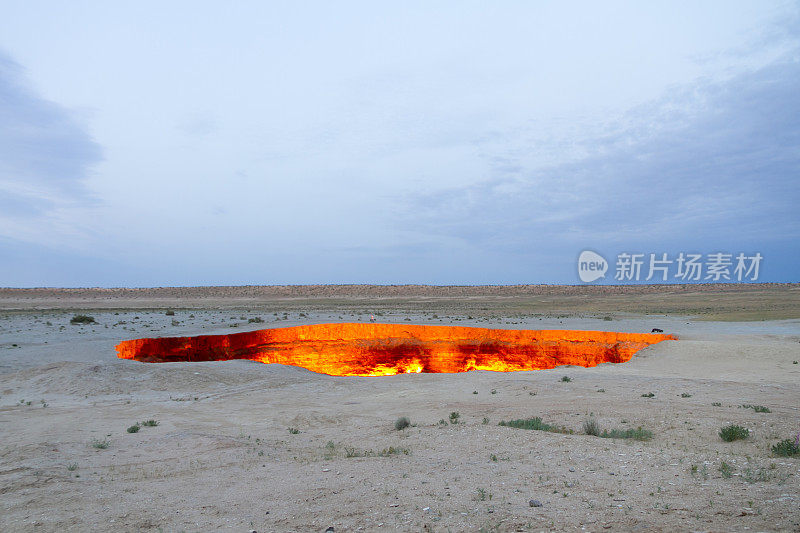 土库曼斯坦的达尔瓦扎火山口