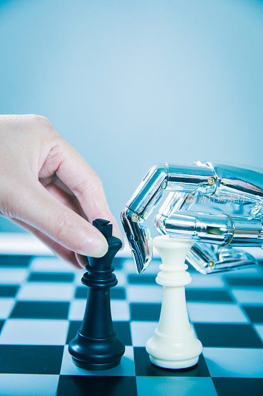 机器人与人类下棋