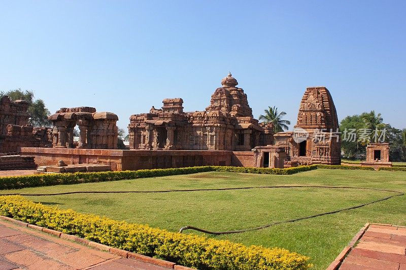 Pattadakal寺庙，联合国教科文组织遗产，卡纳塔克邦，印度