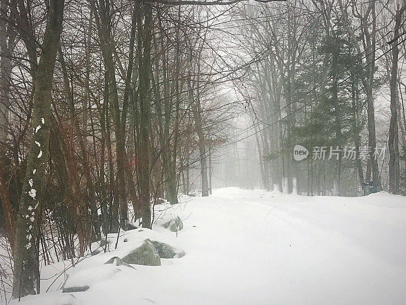 炸弹旋风暴风雪街景