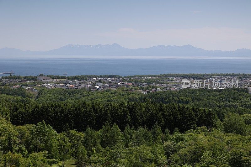 日本北海道的巴什里和鄂霍次克海