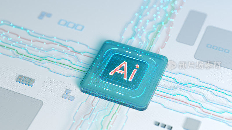 AI——人工智能的数字概念。创新与科技