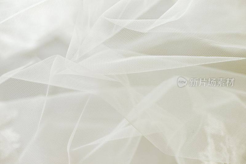 婚礼薄纱或雪纺背景