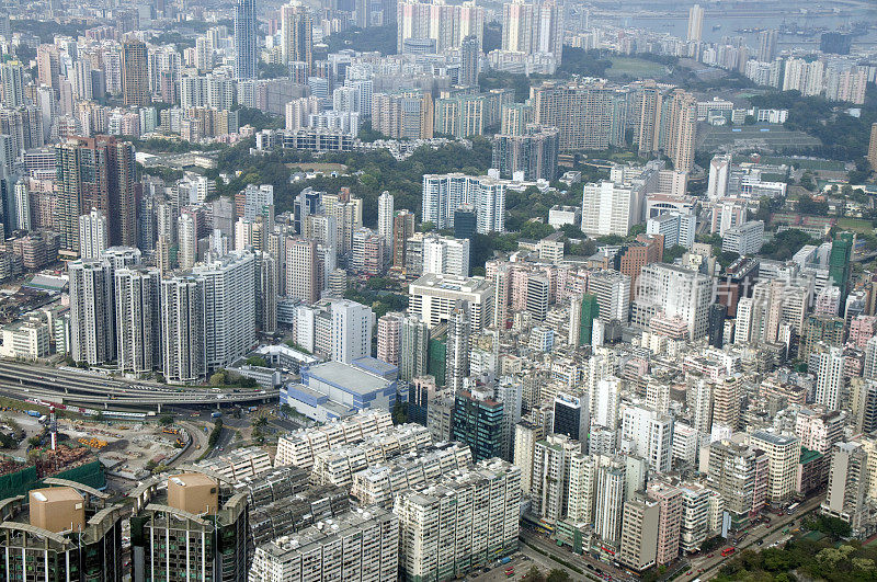 香港九龙(鸟瞰图)