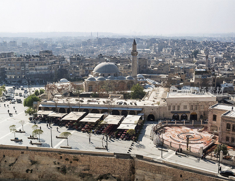 叙利亚阿勒颇的城市和清真寺