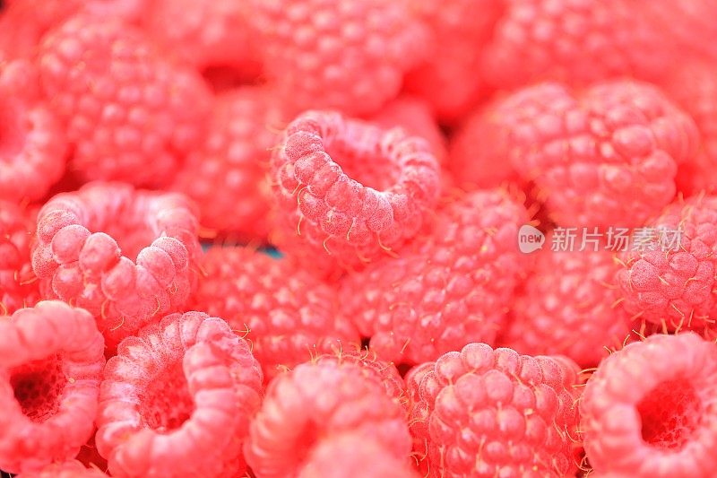 市场上出售的树莓