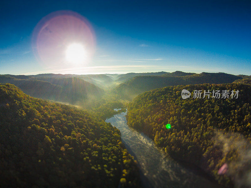 阿巴拉契亚荒野日出