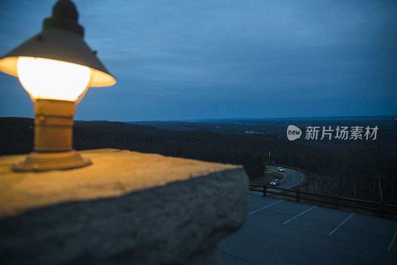 从宾州峰，波科诺斯的宾州山景