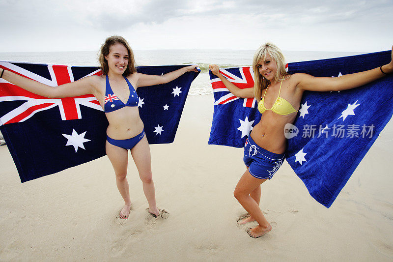 澳洲的海滩女孩