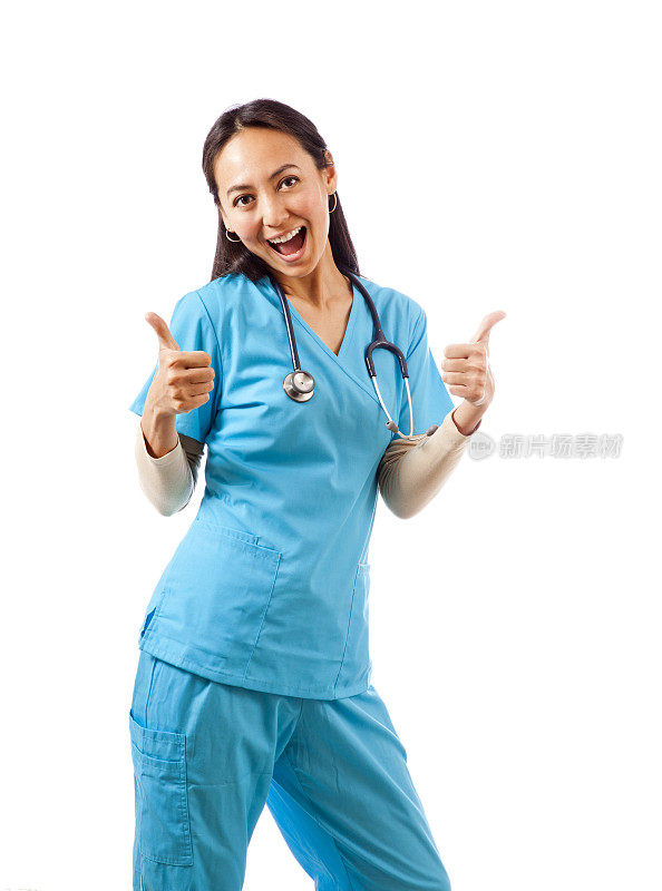 快乐的医生或护士