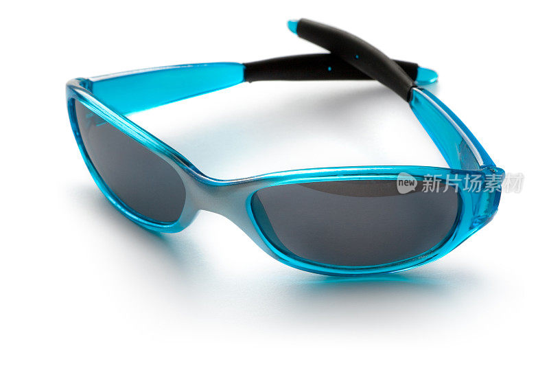 眼镜:蓝色太阳镜